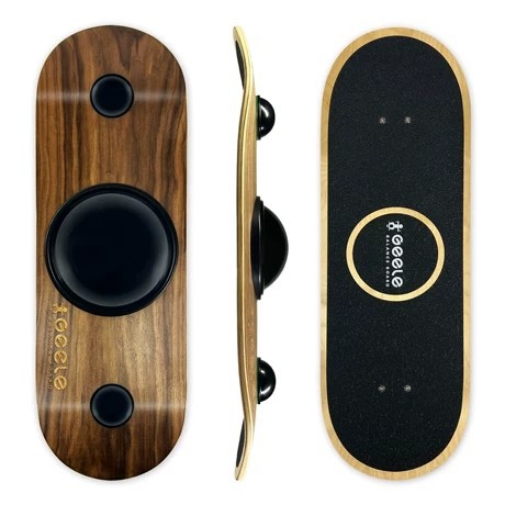 Geele Professional Rotating Balance Board for Adults and Children, Standing Office Simulation Snowboarding Surfing Training Skateboard