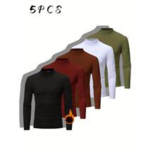D 45597 Men's Fleece High Neck Shirt ��ʿ���챣ů���� �羳ר