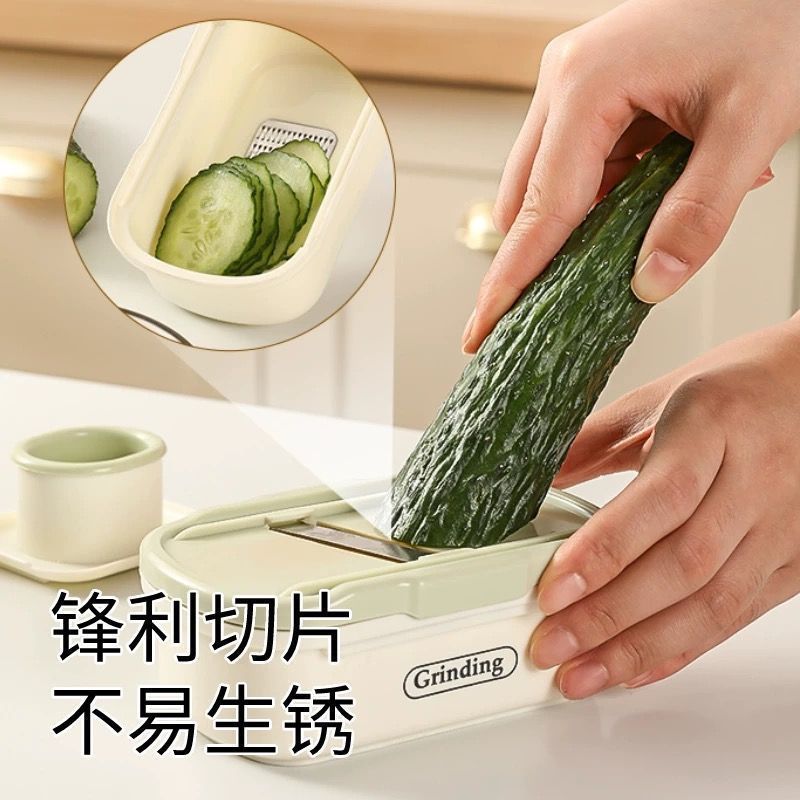 多功能葱姜研磨器手动擦果泥辅食黄瓜胡萝泥切片不伤手家用蒜泥器|undefined