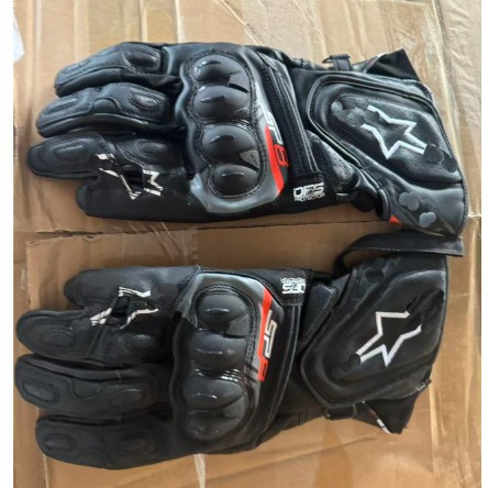 Cuatro estaciones guantes de pantalla táctil de cuero guantes de motocicletas guantes de ciclismo jinetes de carretera guantes antideslizantes resistentes al desgaste