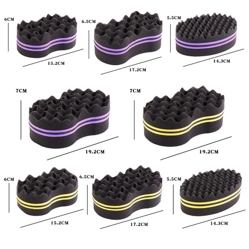 Cross-border oval memory foam hair curling ball, sponge hair curling iron for dirty braids and large holes, hair curling tools wholesale