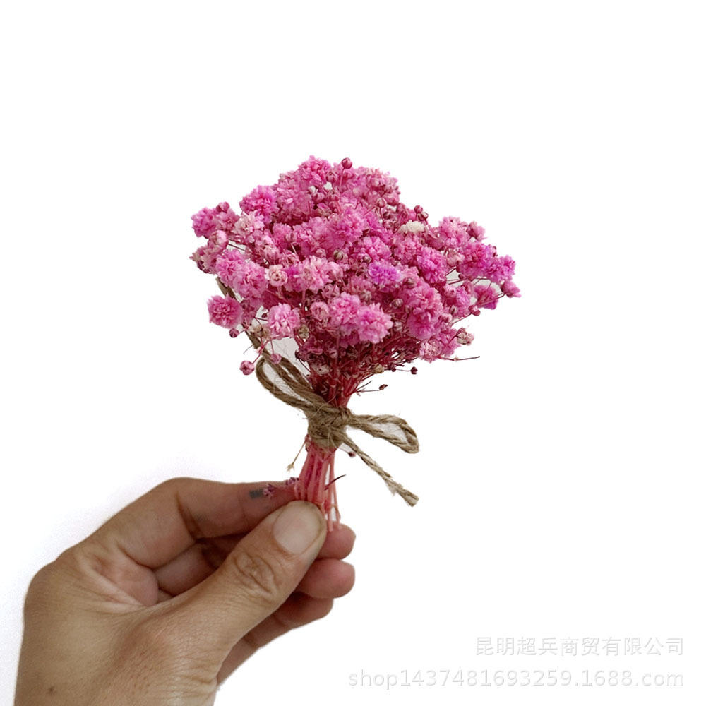 Fábrica al por mayor Mini ramo caja de regalo accesorios mini ramo flor seca flor eterna pequeño ramo regalo