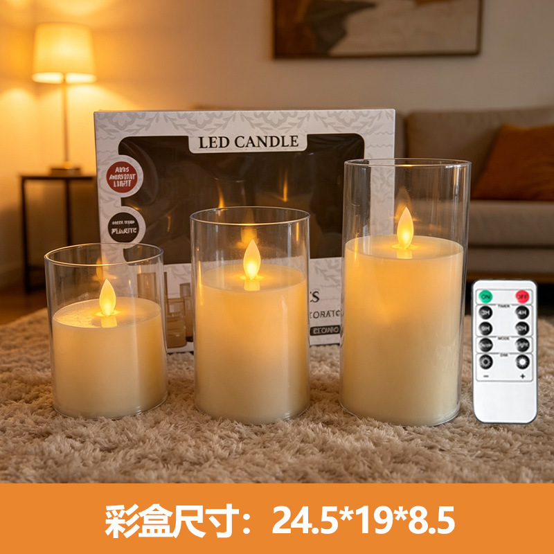 Velas electrónicas LED lámpara de vela de simulación boda festivales de carga vela diseño accesorios adornos de atmósfera lámpara personalizada