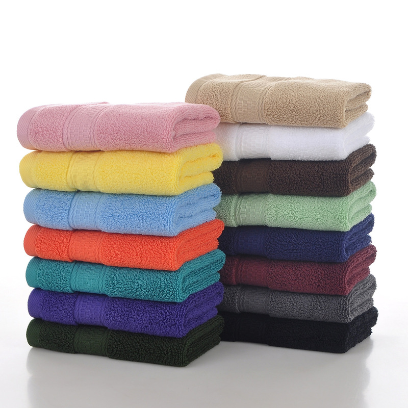 Source manufacturers cross-border hot selling style plain cotton towel wholesale household face towel soft absorbent Source manufacturers cross-border hot selling style plain cotton towel wholesale household face towel soft absorbent