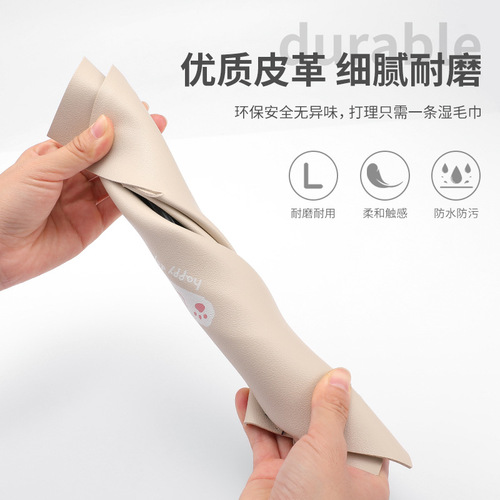 Car tissue box cute cartoon spring support seat back hanging tissue box car seat back hanging tissue bag