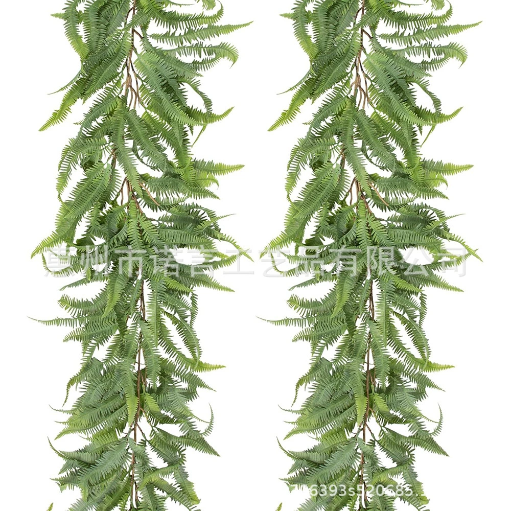 Новый товар кросс-бенд имитация лоз Persian grass ротанговое зелёное растение домашнее украшение папоротник искусственная гирлянда завитая и висит