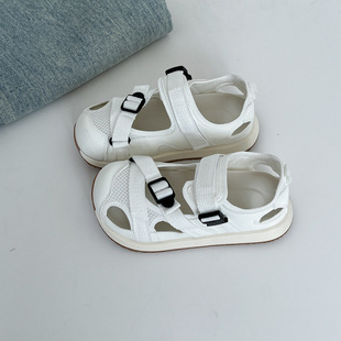 Cross-Border New Thick-Soled Baotou Mary Jane Shoes for Women, Color-Blocked Cut Out Roman Sandals, Fashionable Casual Shoes Yuanbo 2806