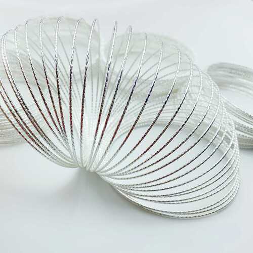 DIY jewelry accessories, gold-plated and color-protected car accessories, 1.2mm wire diameter flowered loop car charm holder
