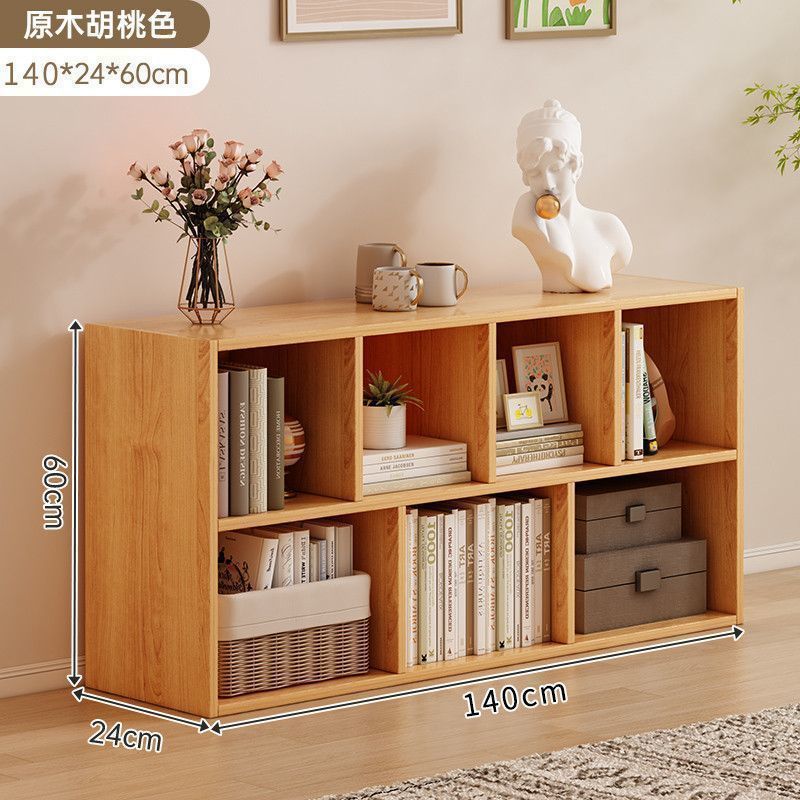 Стеллаж орех натуральный 80x24x60