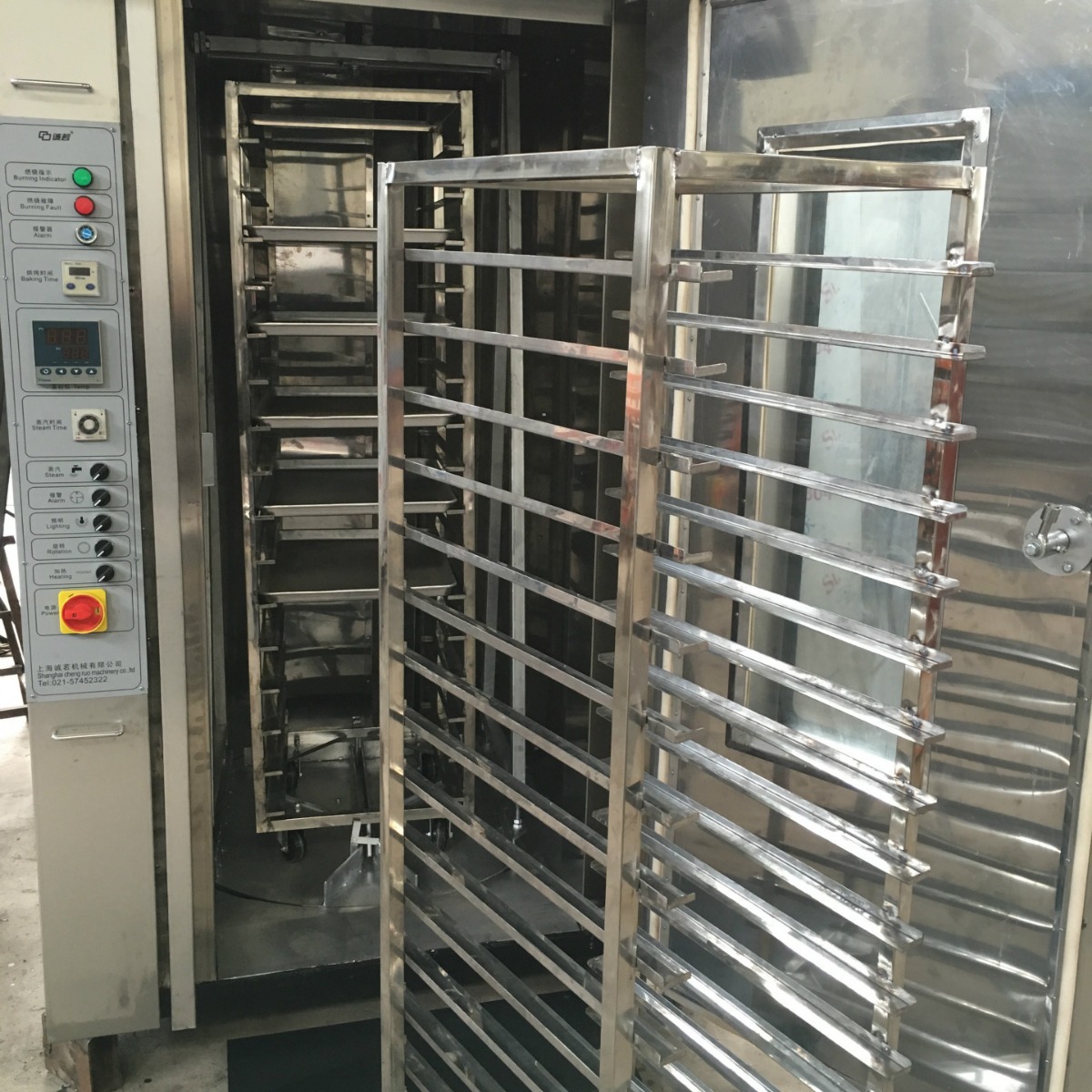 16盘热风旋转炉 食品烘焙设备厂家直供 上海奉贤饼干厂