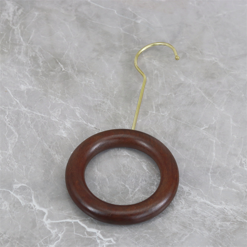 12cm 복고풍 나무 반지 + 15cm 골드 후크