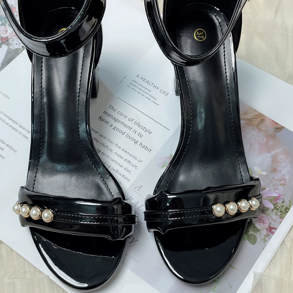 Universal sandals from pearl, footwear, shoes high heels, french style