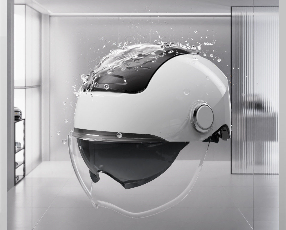 Two Little Bees】TK47 Generation One Skylight Ventilated 3C Electric Motorcycle Helmet for Men and Women, Summer Sun Protection Half Helmet