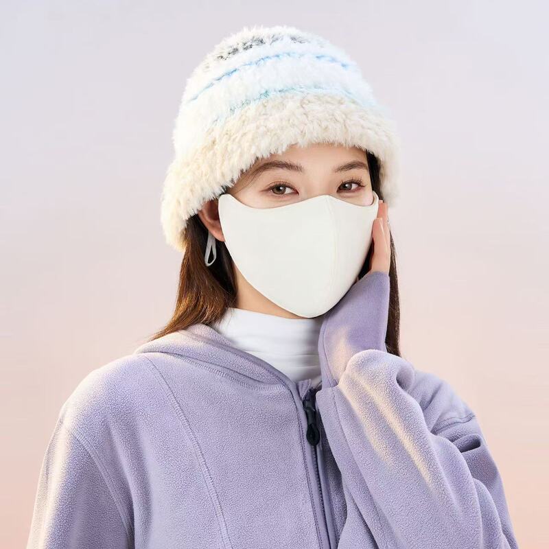 澳绒保暖口罩女秋冬立体5D高颜值面罩透气护眼角防风防寒加绒加厚|undefined