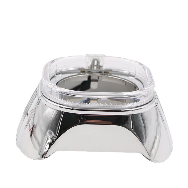 Modificación de la lente cuadrado MAX cubierta integrada brillante blanco 3,0 lente de doble luz cubierta decorativa