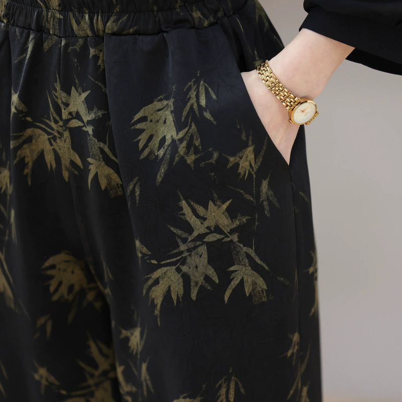 Осенний комплект для мамы, plus size, китайский стиль