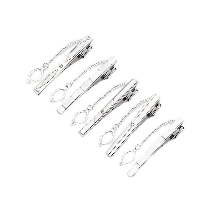 Silver chain, metal tie, high-quality style, custom-made