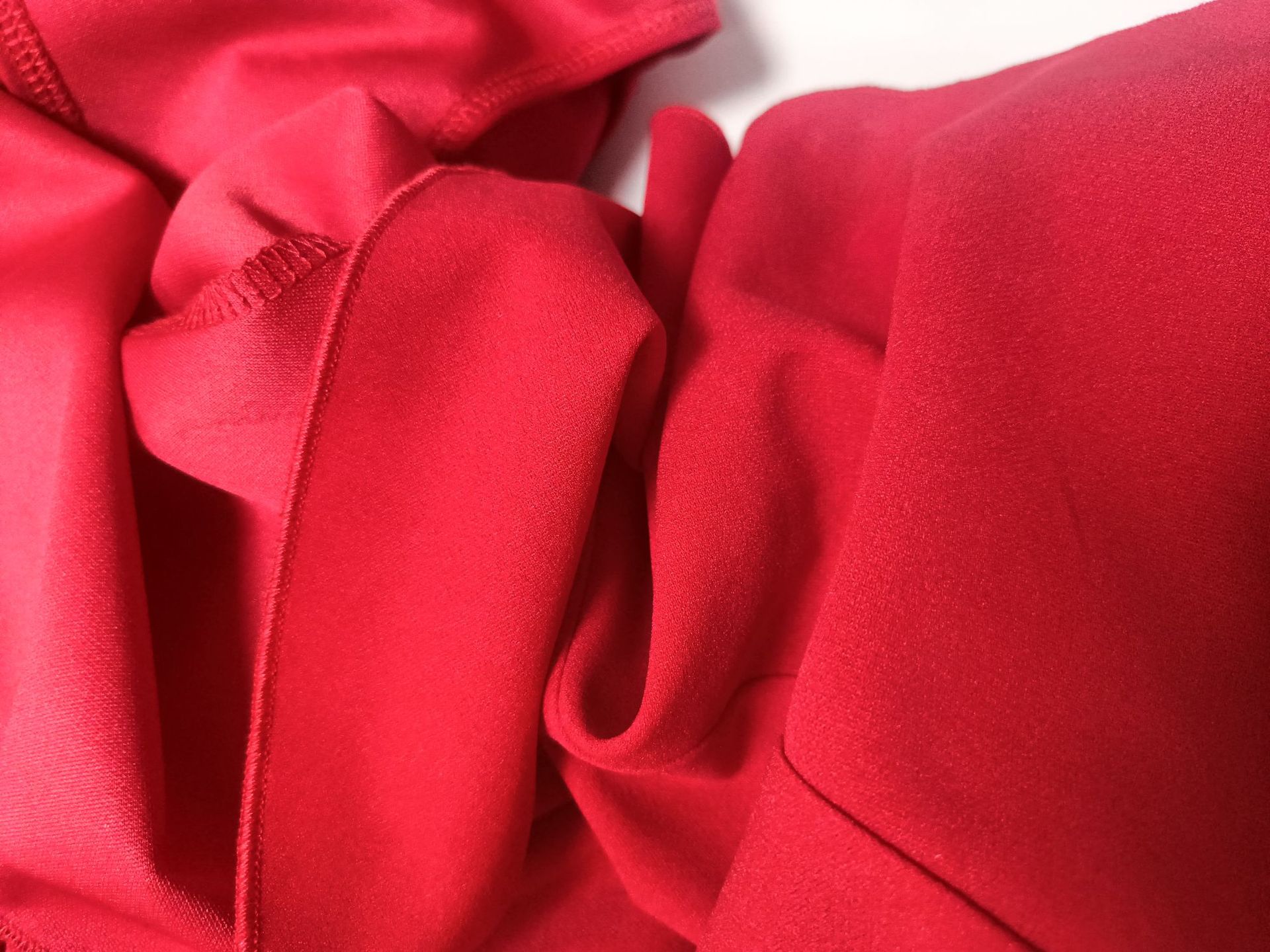 V neck Sleeveless Slim Fit Elegant Ruffled Split Long Evening Dress