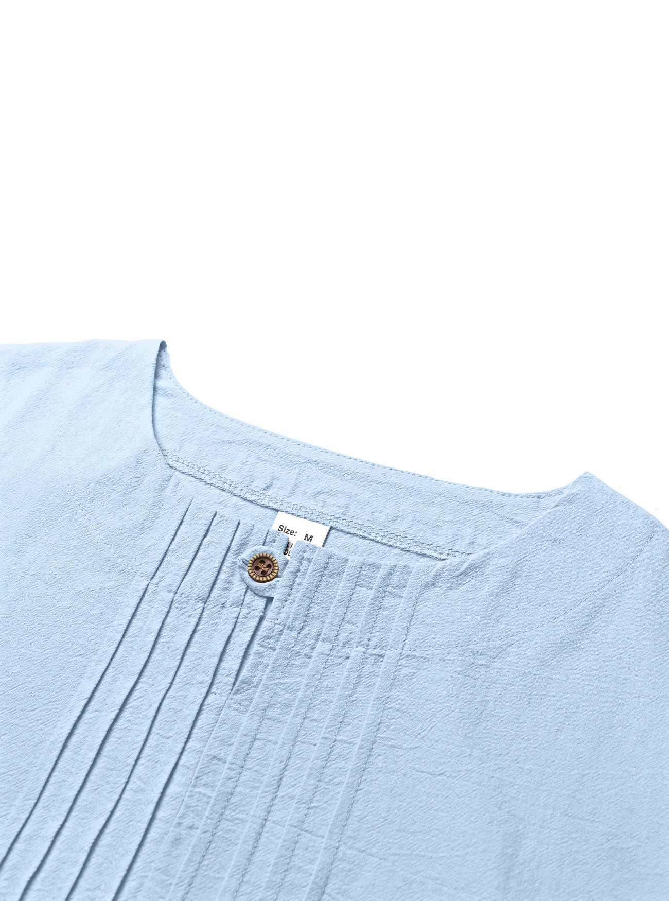 Herren Langarm Leinen T-shirt Set Für Herbst Und Winter_voghion.com