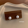 Advanced earrings from pearl, high-quality style, wholesale