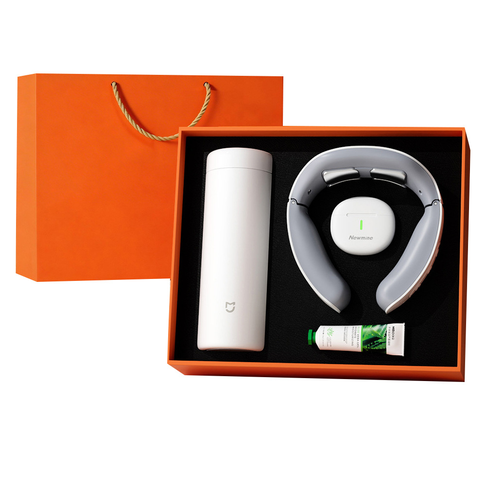 Xiaomi Thermos Cup and Mini Fan Premium Gift Set Corporate Business Souvenir Practical Gift for Employees