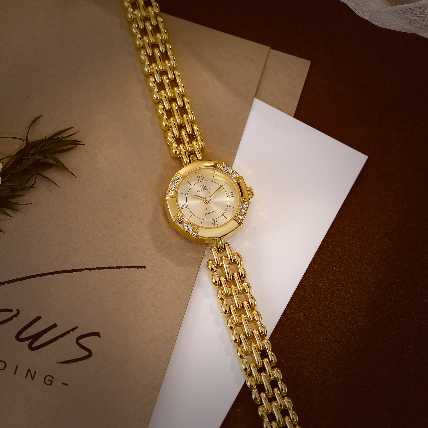 55g Weight Tempered Glass Mirror Material Fine Steel Strap Material Watch Classification Pointer Display Type Jewelry Buckle Buckle Style Diamond Dial Shape Casual, Tea Party Occasion Quartz Movement Solid Color Pattern All Seasons Season Women's Gender Elegant, Classic Style Style Elegant Classic Style Solid Color Jewelry Buckle Quartz Watch 13