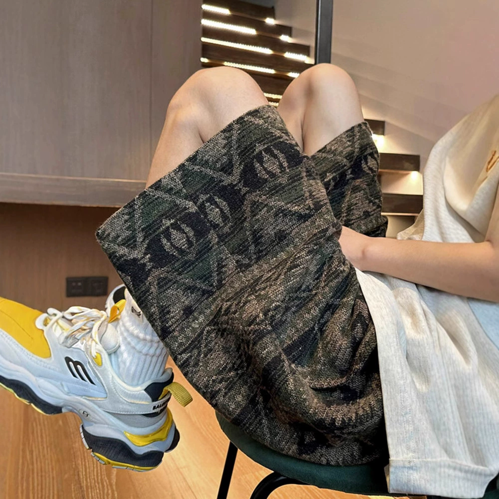 Шорты в клетку в этническом стиле, мужские летние модные спортивные шорты, молодежные повседневные свободные брюки в национальном стиле