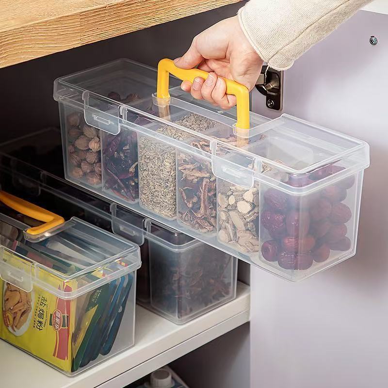 Juego de Cajas para Condimentos de Cocina de Plástico Octogonal para Especias
