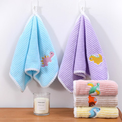 Children's towel is soft, absorbent and lint-free, kindergarten hand towel, face towel, small towel, drop shipping