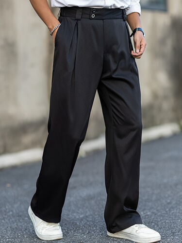 men's Trousers/men's Loose Casual Trousers/men's Wide Waist