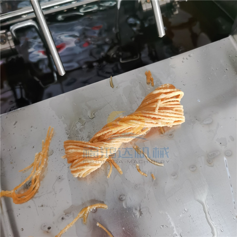 芝麻鸡蛋金丝馓子油炸机 花蝶小馓子全自动油炸机