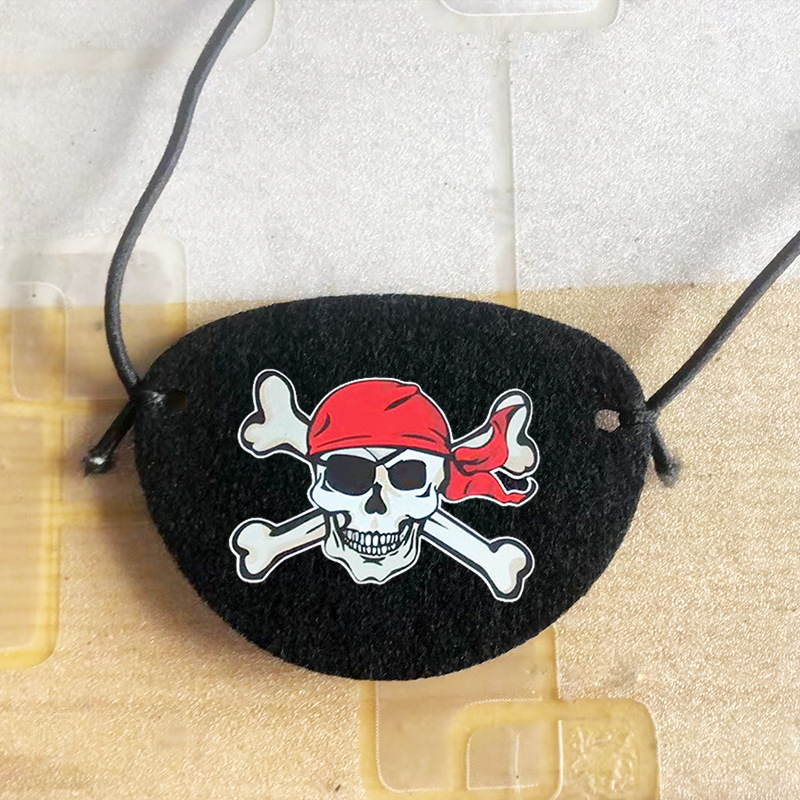 Inventario de Halloween Pirata Skull Eye Mask Decoración creativa Ciclón Pirata Skull Eye Mask props de baile