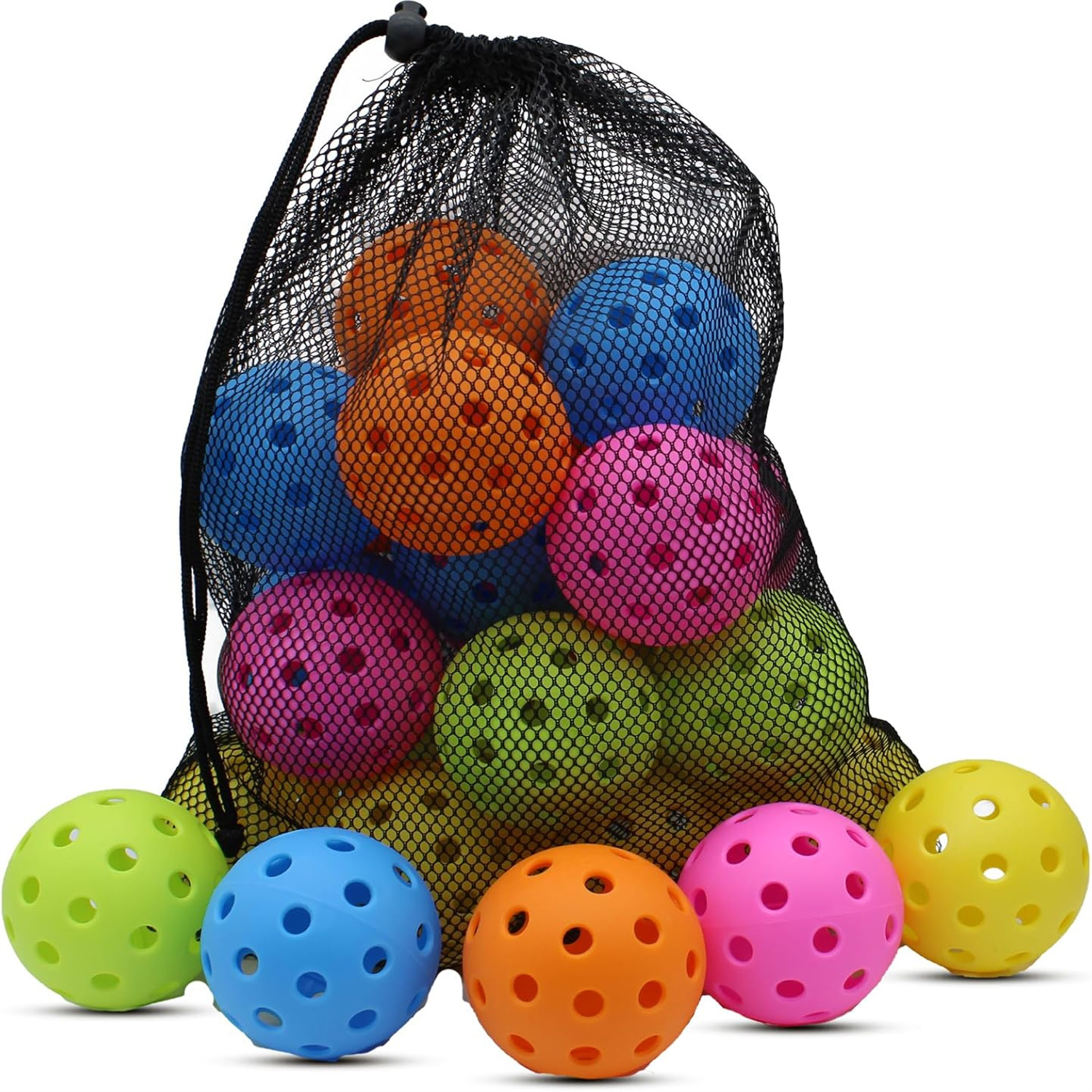 Pickleball Injection-Molded Tpe Ultra-Hard Golf Training Perforated Ball with High Elasticity, Hot-Selling Pickleball