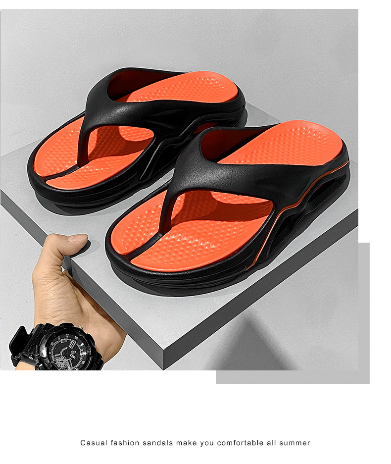 Comfortable Summer Beach Sandals For Men Non-slip Flip-flops_voghion.com