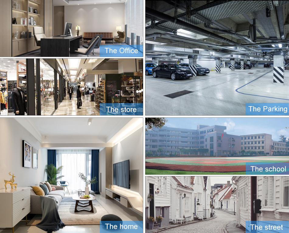 AHD监控摄像头套装日夜全彩暖光高清5MP红外夜视枪形4路8