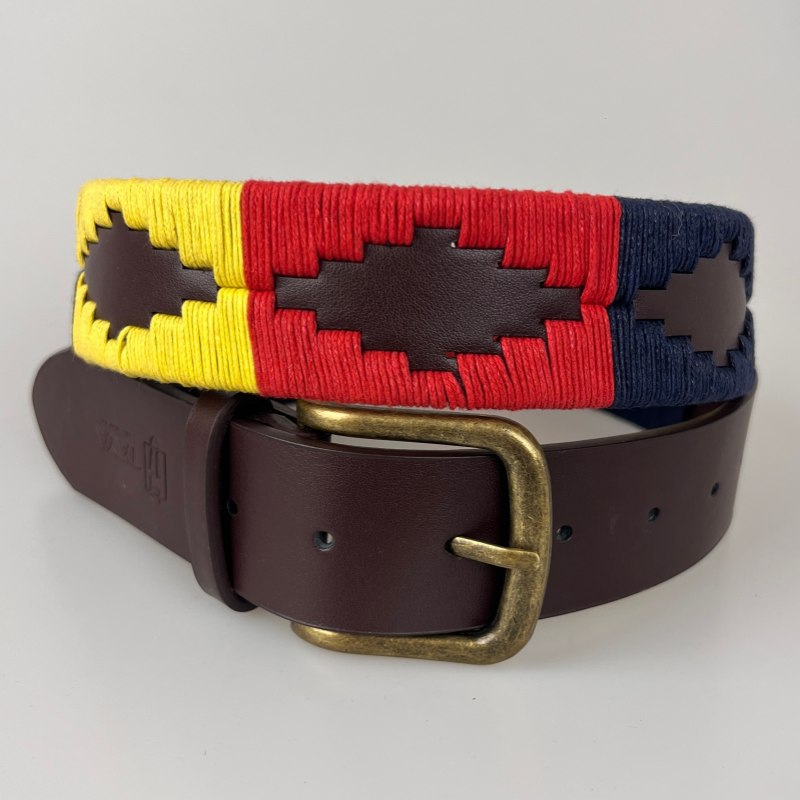 Cinturón equestre transfronterizo de venta caliente tejido a mano puro cinturón deportivo al aire libre multicolor cinturón de golf al aire libre