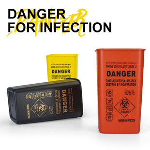 Ruuge Collection Bucket, Upward Needle Box, Tattoo Lip Brush, Waste Needle Storage Box, Cross-Border Export Tattoo Needle Bucket, Waste Needle Box