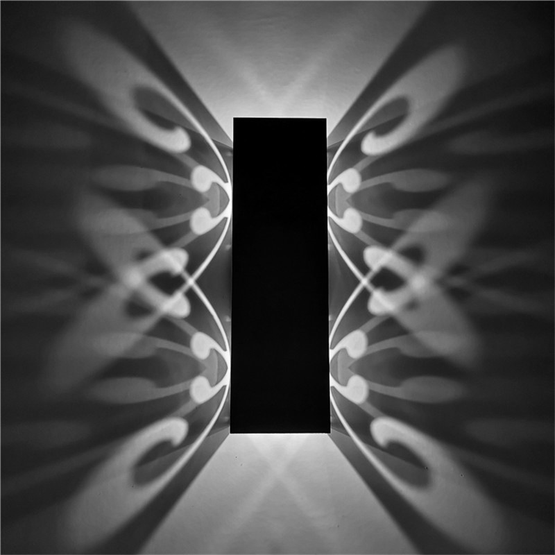 Lámpara de pared de doble cabeza simple pasillo Lámpara decorativa de pared LED lámpara de noche lámpara de dormitorio lámpara de aluminio lámpara de interior creativa abierta