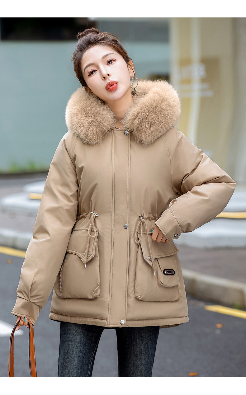 The petite faction overcomes the challenge of women's padded clothing in winter 2024, with new waist cinching slimming_voghion.com