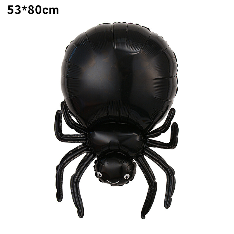Globo de película de aluminio de Halloween nuevo tema de bruja de dibujos animados calabaza fiesta de Halloween diseño de globos en forma de fantasma