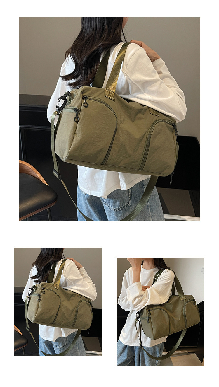 Freizeit-Sport-Fitness-Reisetasche 2025 Modell Nasstrockentrennung Tasche unabhängiges Schuhfach schlicht praktisch Einzelschulter Schrägtrage