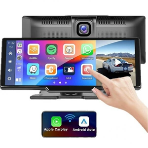 10.26 düymlük Carplay Android Auto ekranlı 4K videoregistrator 1080P arxa kamera B