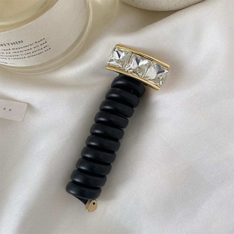 Línea telefónica trenzada transfronteriza, anillo para el cabello, perla, cabello trenzado recto, artefacto femenino, cola de caballo alta, burbuja, cabello trenzado, cuerda, accesorios para el cabello