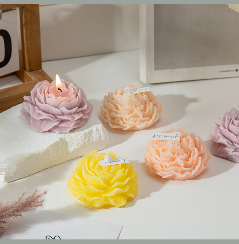 Pastoral Flower Paraffin Candle display picture 3