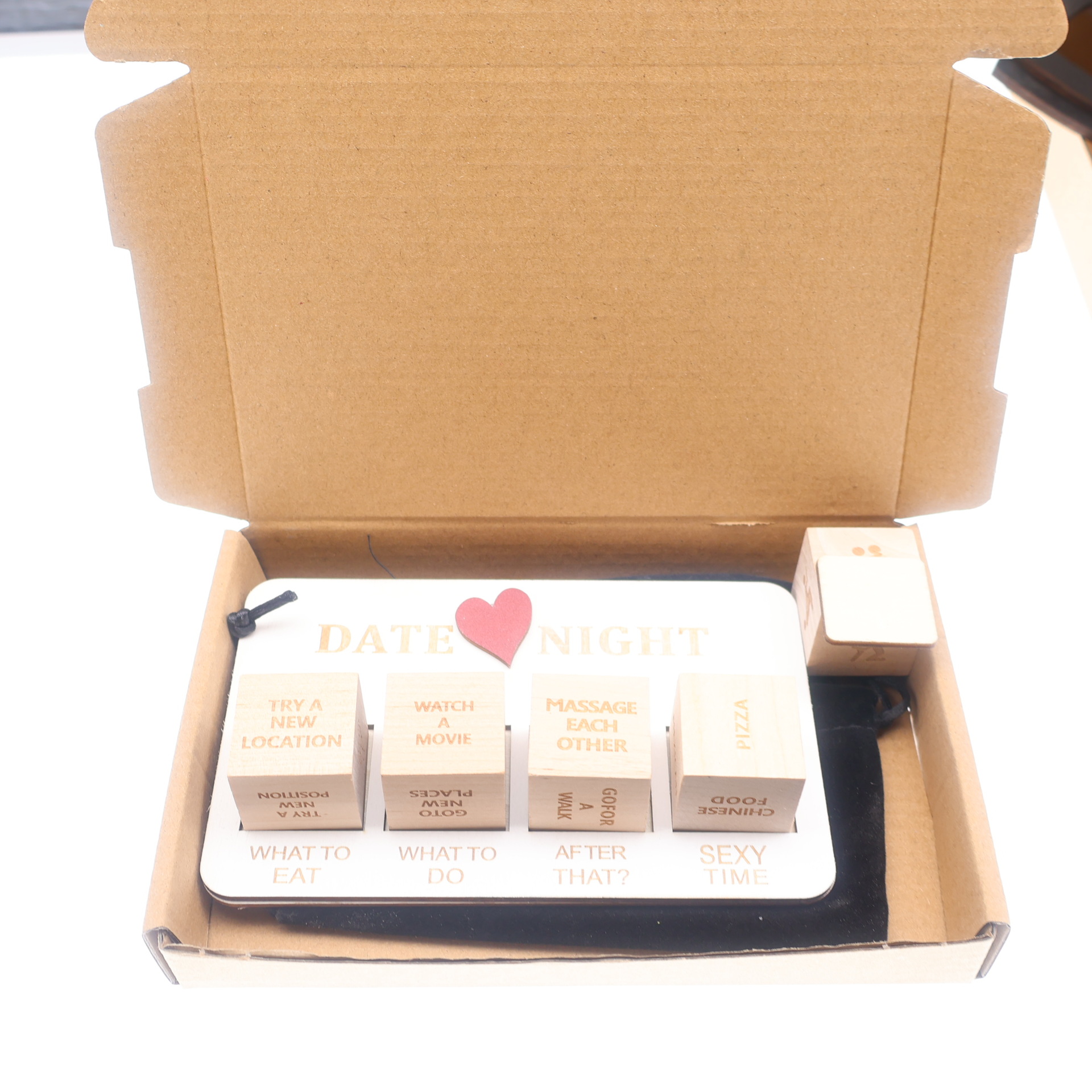 Amazon estación independiente de madera popular beber Fecha NightDiceAfterDarkm