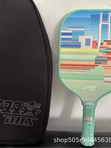 Red Double Happiness Pickleball Racket/Ball for Beginners, Durable for Training, Wear-Resistant, Portable