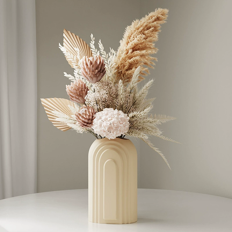 Скандинавский ветер арка керамическая ваза украшение гостиной цветочная композиция обеденный стол телевизор шкаф украшение светлая роскошь высокого уровня