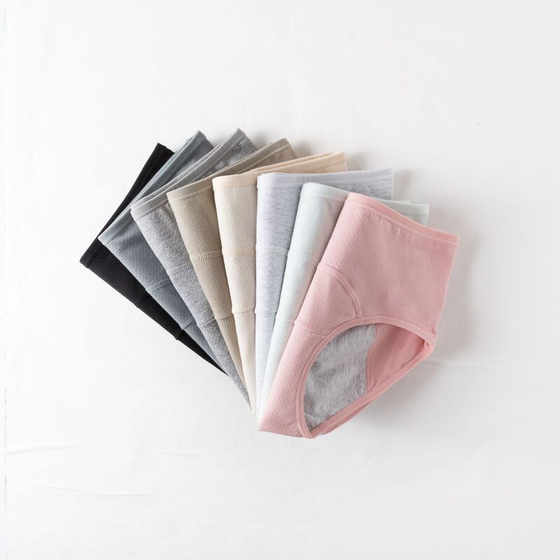 Physiological Underwear Women's Pure Cotton Antibacterial Comfortable plus size Underwear Women's Summer Middle Waist Period Leak-proof Menstrual Underwear
