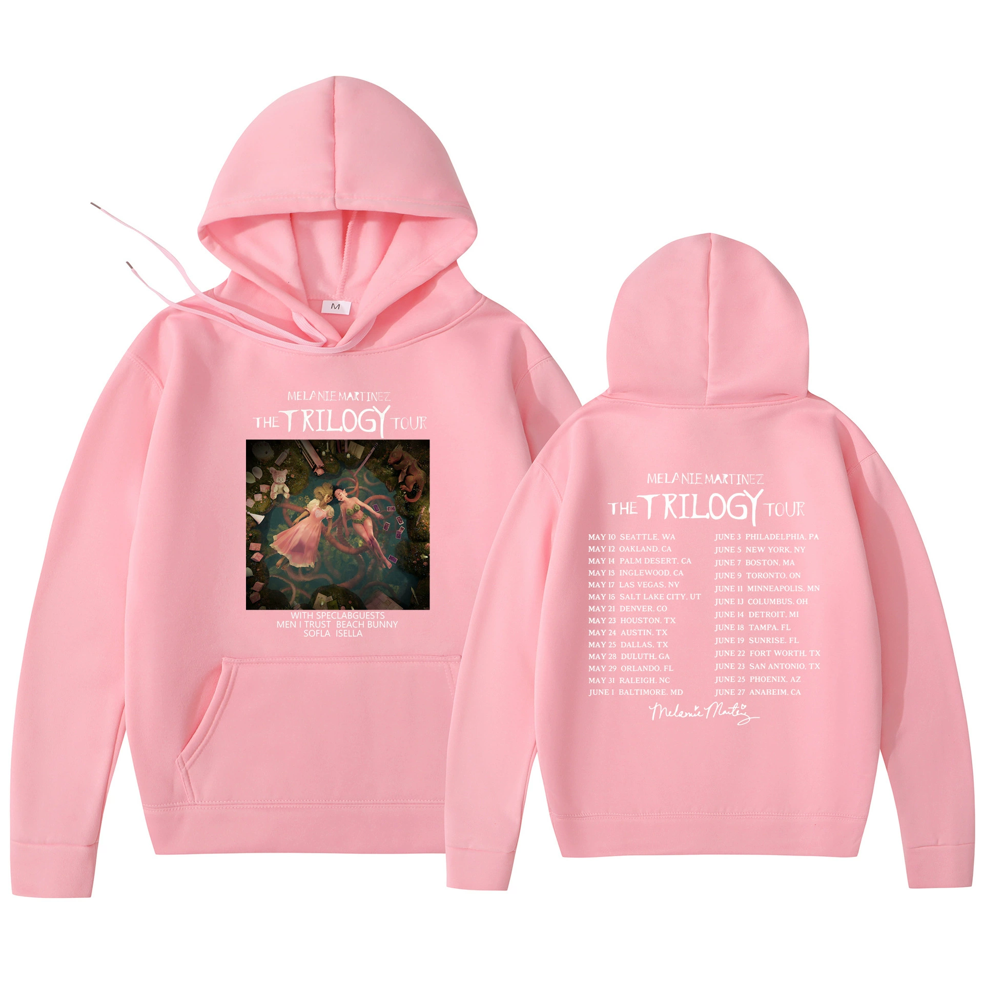 Худи‑пуловер (Foreign Trade) Melanie Martinez «The Trilogy Tour» с принтом, унисекс, размеры S–3XL
