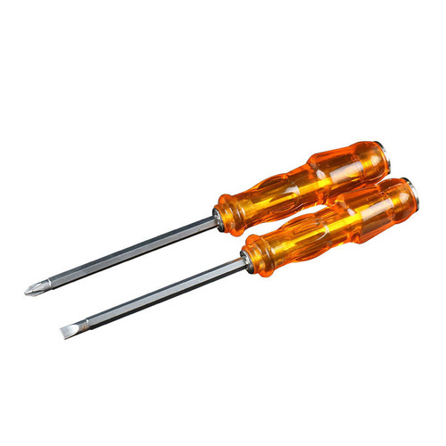 Manufacturer supplies cross-shaped through-hole transparent dual-purpose screwdriver household multi-functional repair tool strong magnetic screwdriver